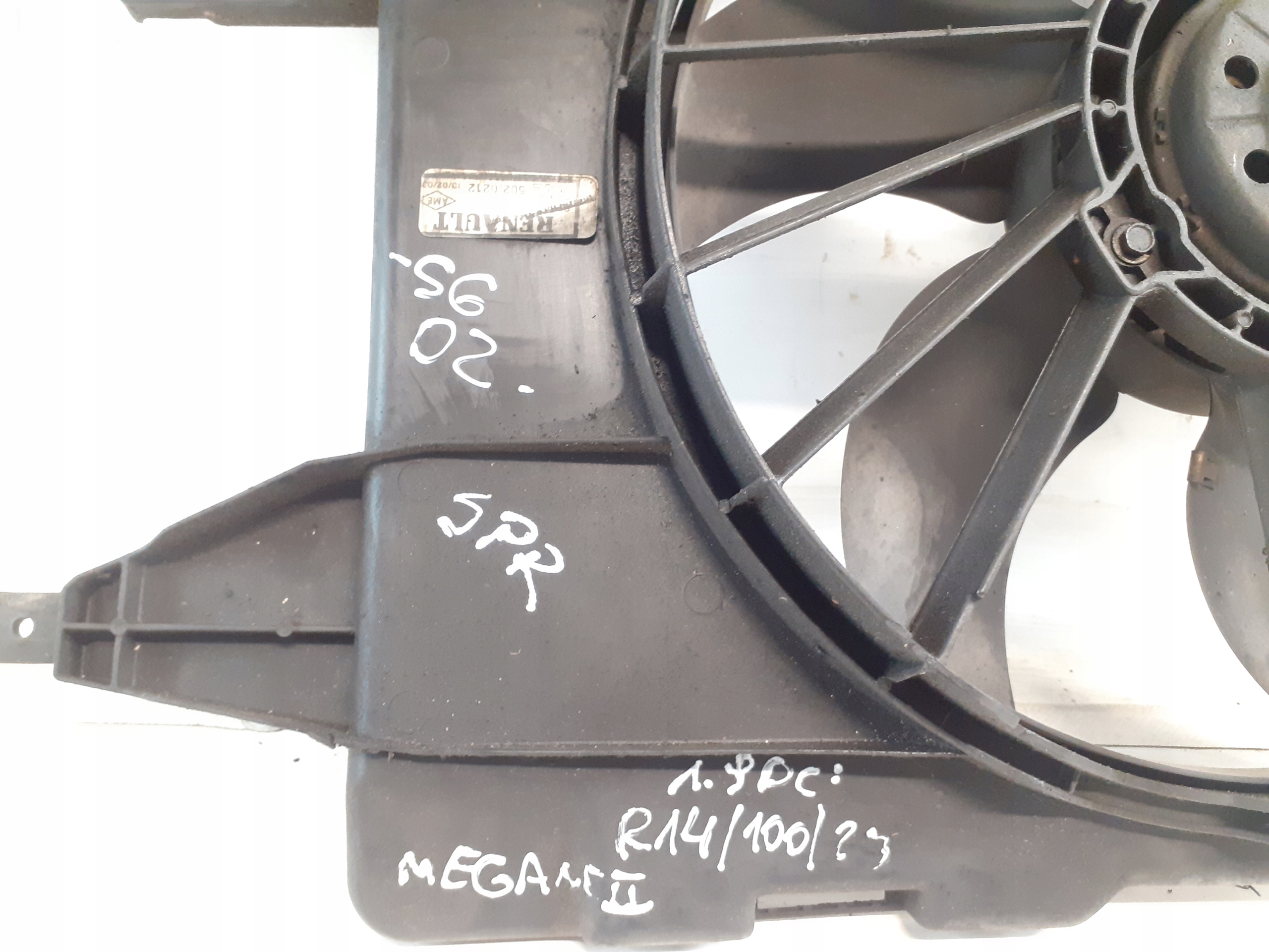 ventilátor chladiče Renault Megane II 8200151464