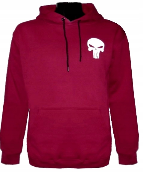 

Bluza Z Kapturem Marvel Punisher Burgund r. M