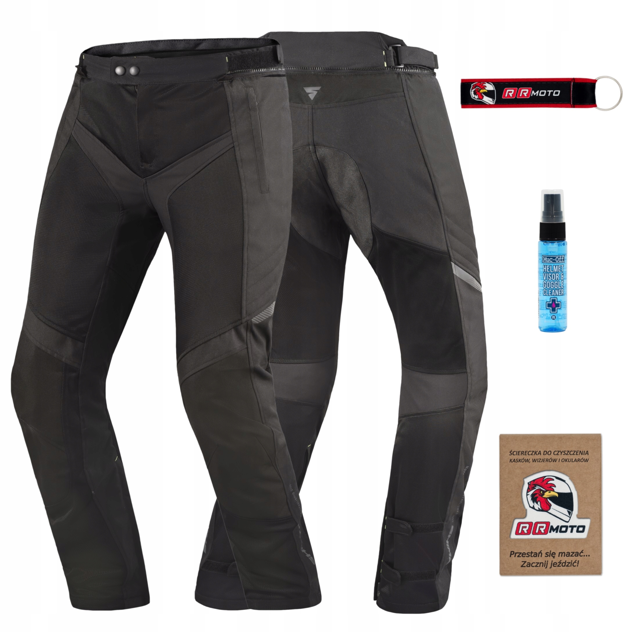 

Spodnie motocyklowe letnie Shima Jet Black Gratisy