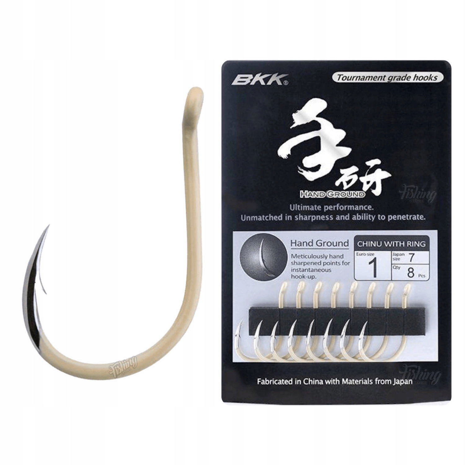 Haczyki Bkk Chinu-R Hand Ground rozmiar 4, op.8szt