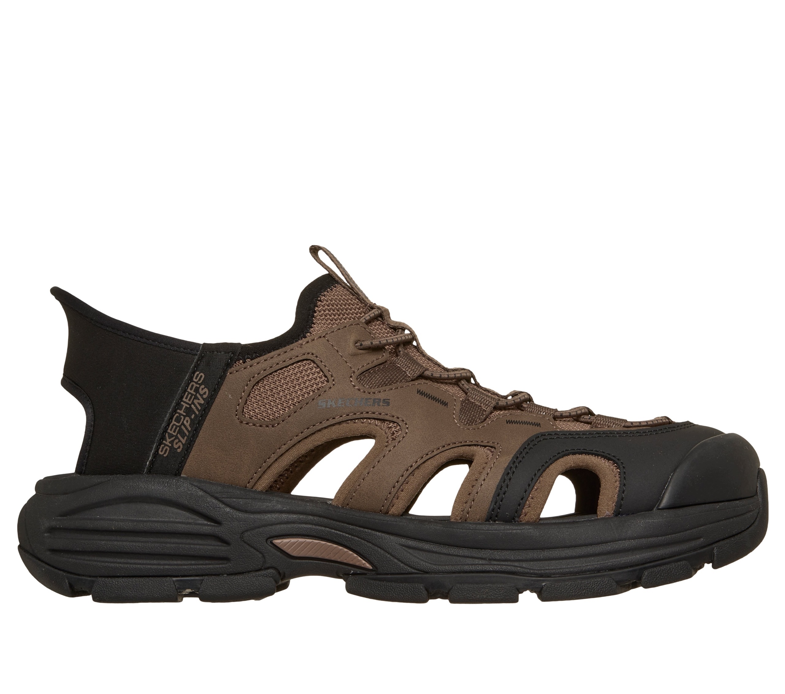 Pánské sandály Skechers Fairport Killian hnědé 205475 Dktp