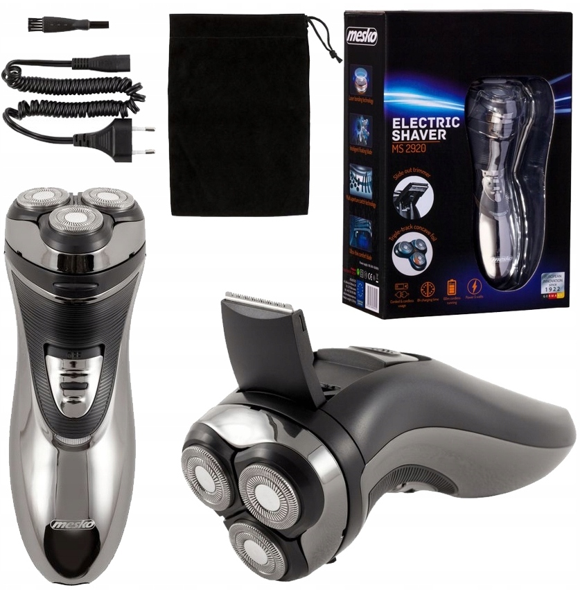 Holicí Strojek S 3 Zastřihovacími Hlavami Mesko MS2920