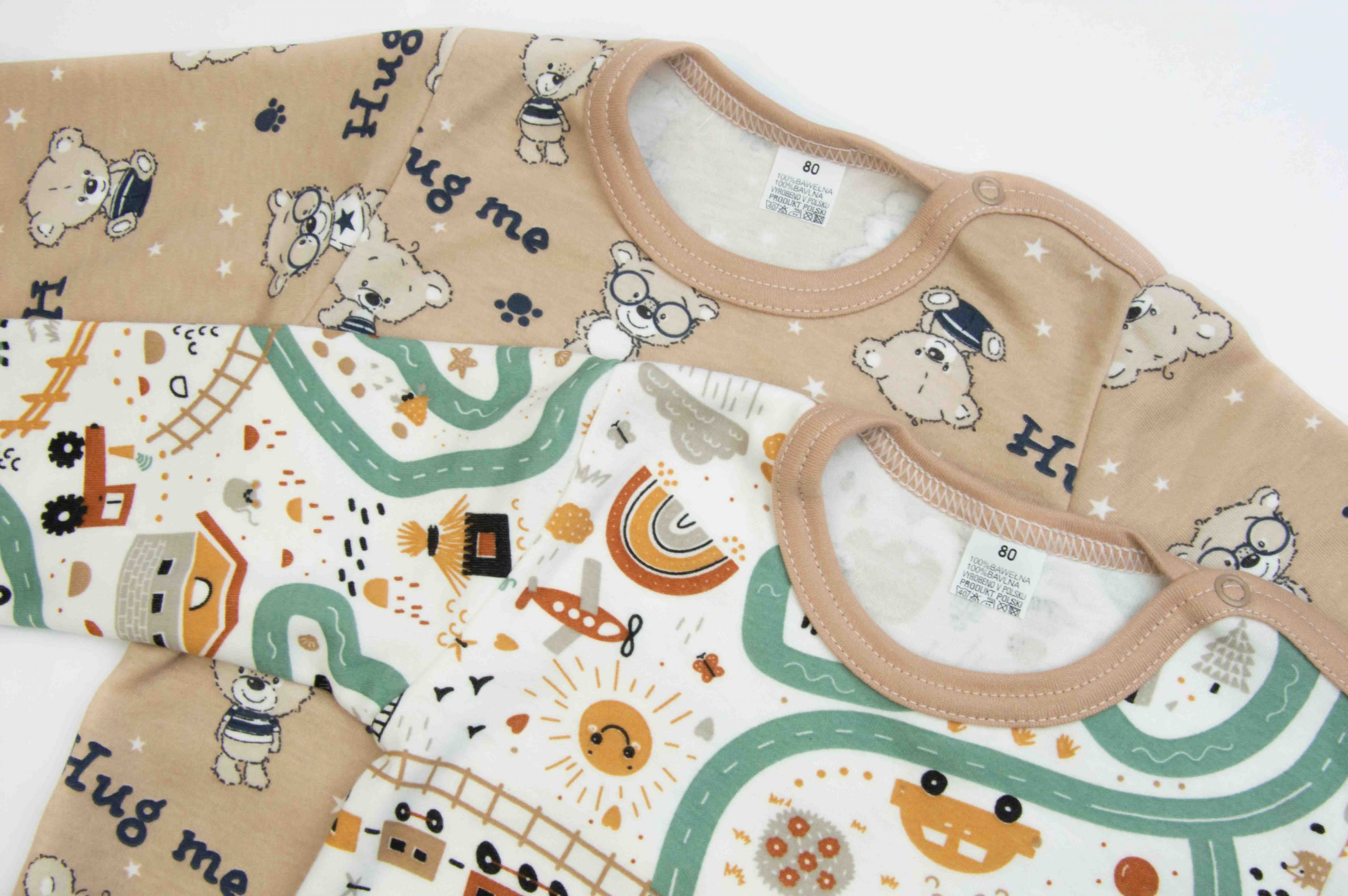 2-pak BODY DŁUGI RĘKAW dla dziecka bawełna 104 Liczba sztuk w ofercie 2 szt.