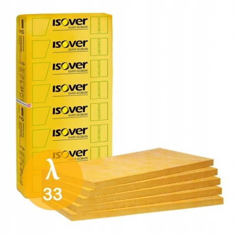 Wełna mineralna szklana Isover TDPT 2cm 20mm