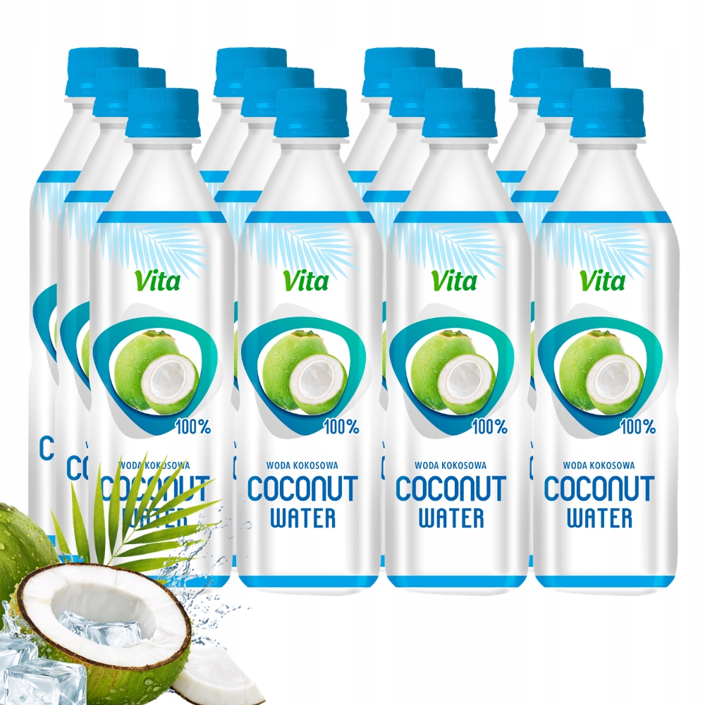 Vita Woda Kokosowa 24 x 500ml, bez konserwantów, 100% Nfc (500ml)