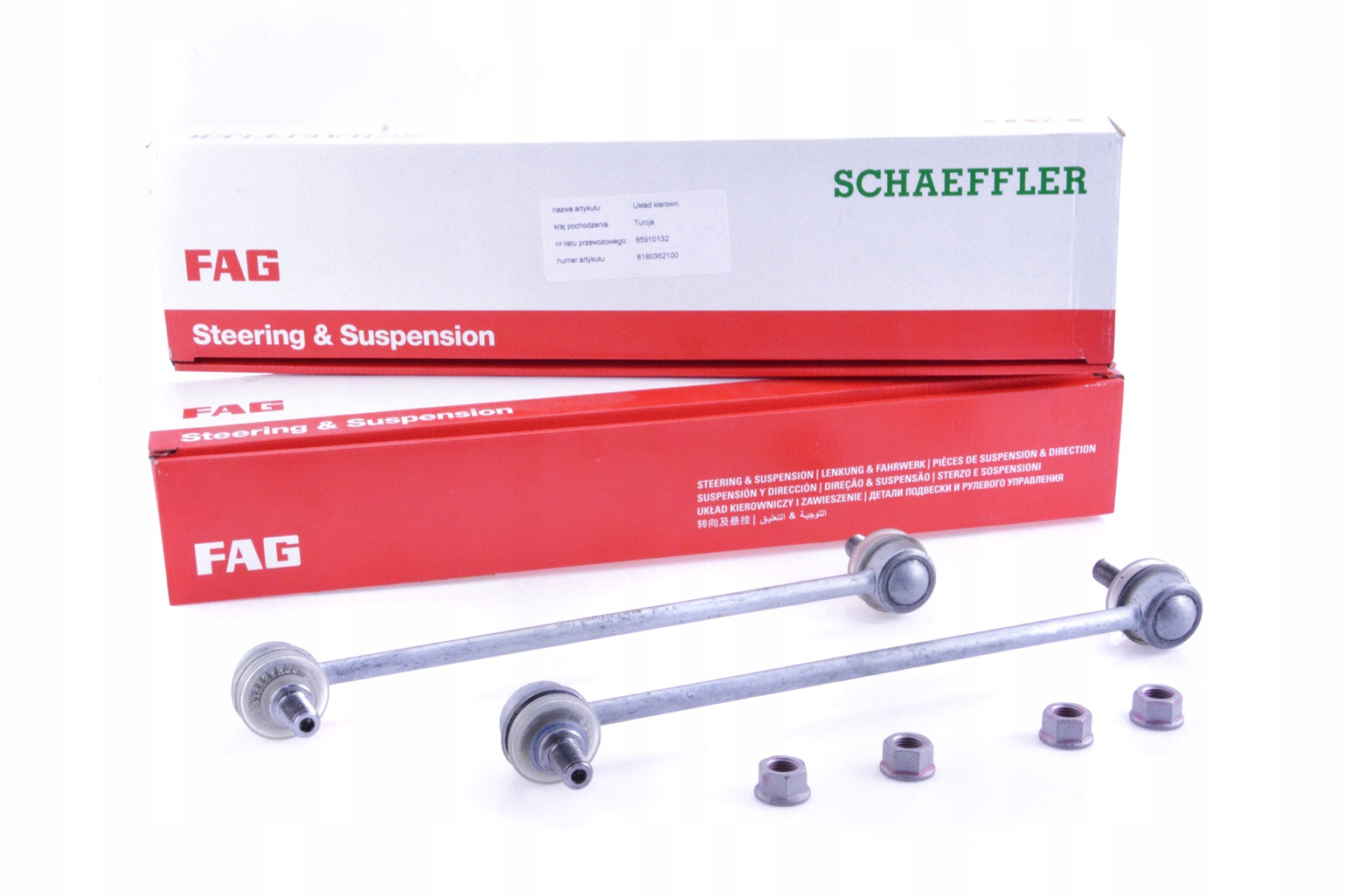 818 0385 - Кріплення стабілізатор передній FAG TOYOTA COROLLA E12