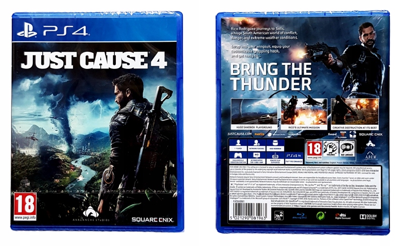 

PS4 Just Cause 4 Nowa Folia Wersja Pudełkowa