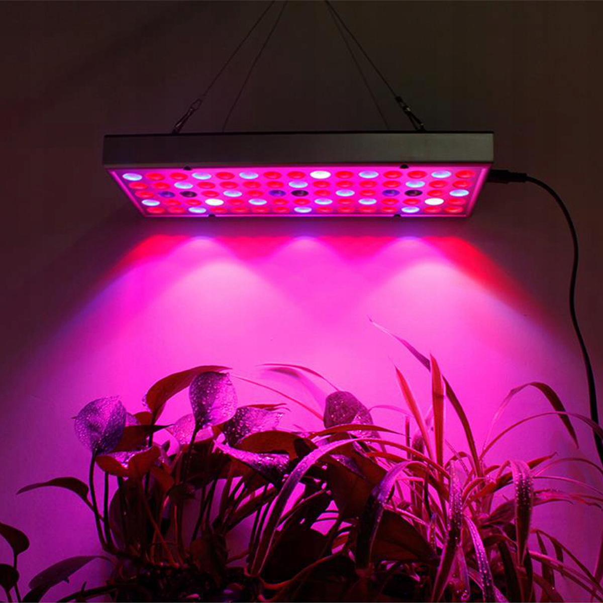 LAMPA DO WZROSTU UPRAWY ROŚLIN PANEL 350W 75LED Rodzaj oświetlenia lampa wisząca