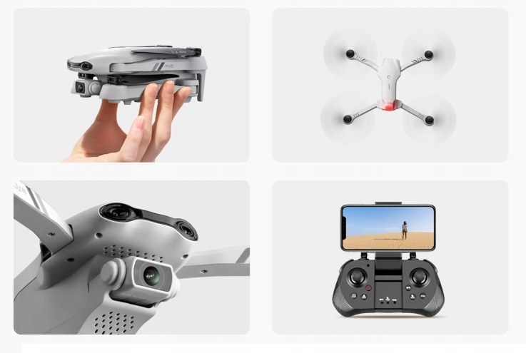 DRON F10 KAMERY 4K WIFI HD ZABAWKA ZAWIS 2000m Głębokość produktu 34 cm