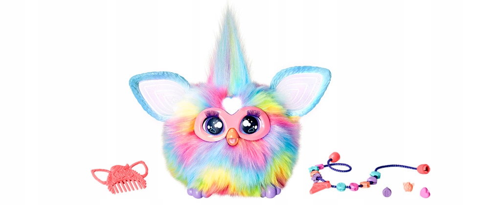 Hasbro FURBY 2.0. Interaktywna Maskotka Tęczowa PL F8900