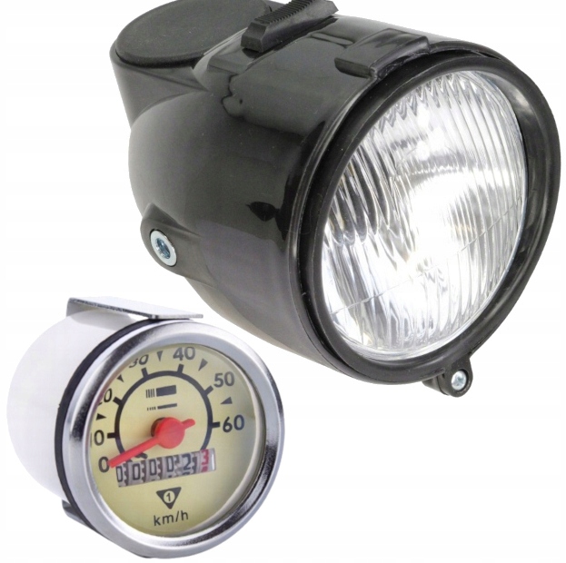 Lampa Reflektor Licznik Stacyjka Romet Motorynka Pony Komar Ogar Deluxe
