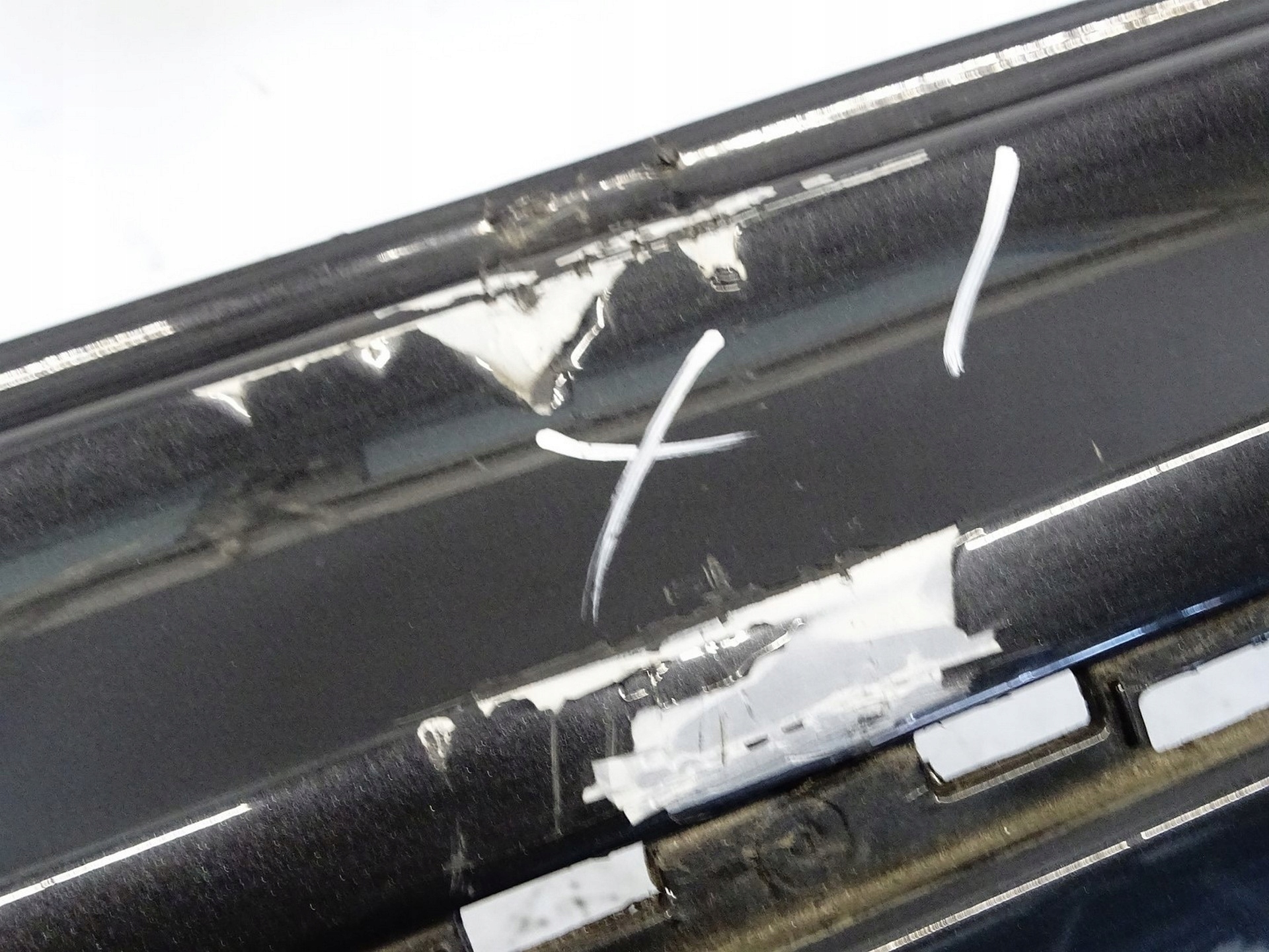bumper rear part rear JAGUAR XJ X351 black JBC2127