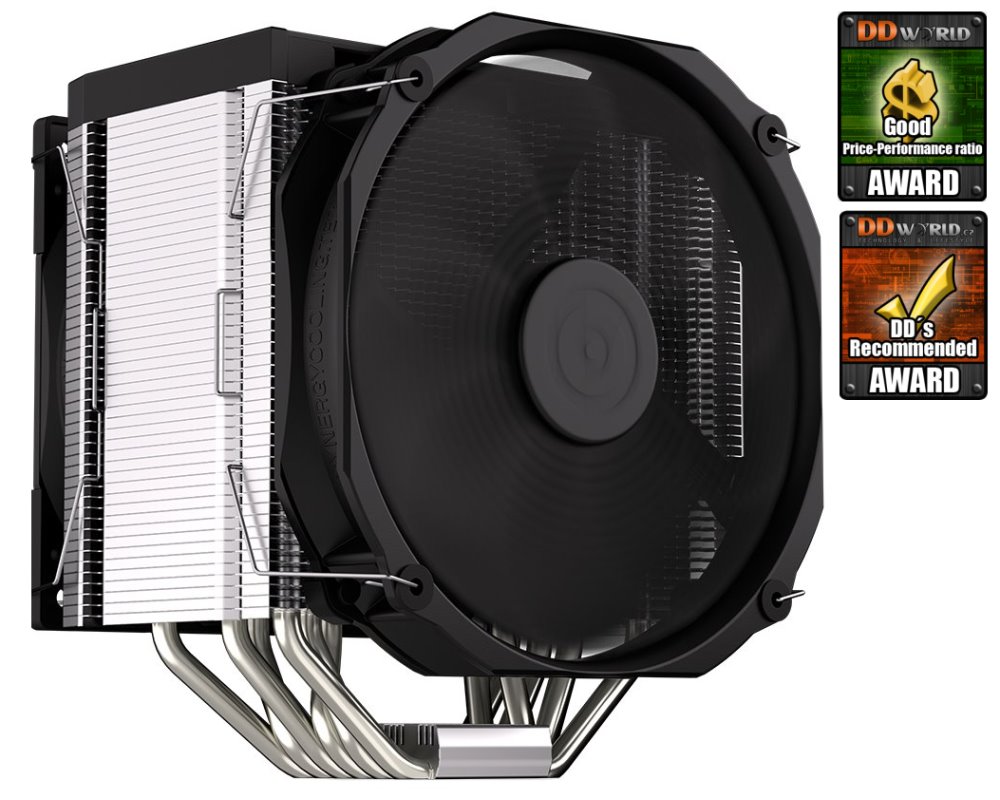 Endorfy chladič Cpu Fortis 5 Dual Fan 120mm 140mm fan/ 6 heatpipes Pw