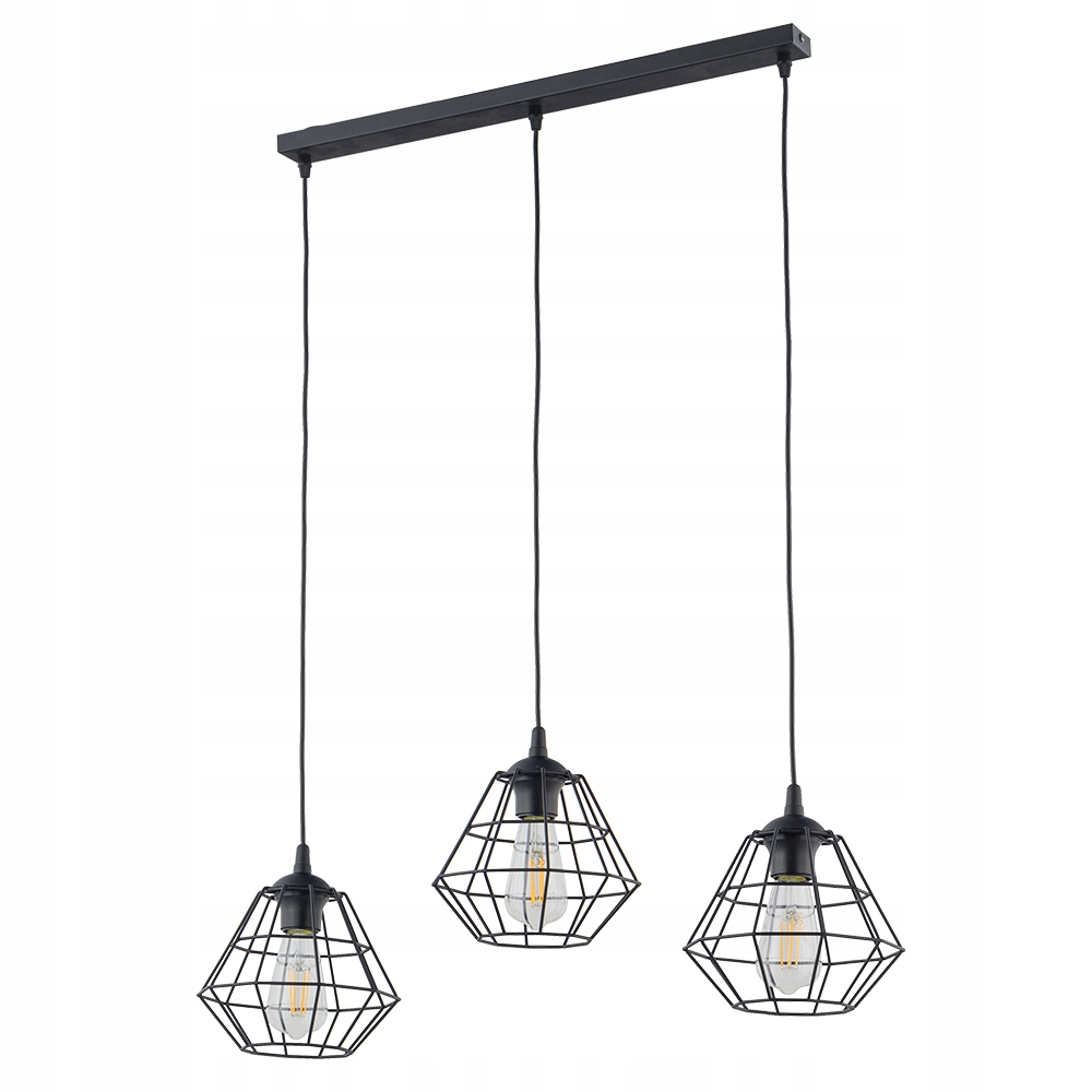 Závesná lampa TK-Lighting Diamond 3 – svetelné body E27
