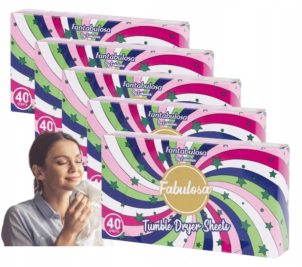 Levně Vonné ubrousky do sušičky Antistatické vonné ubrousky 200 ks