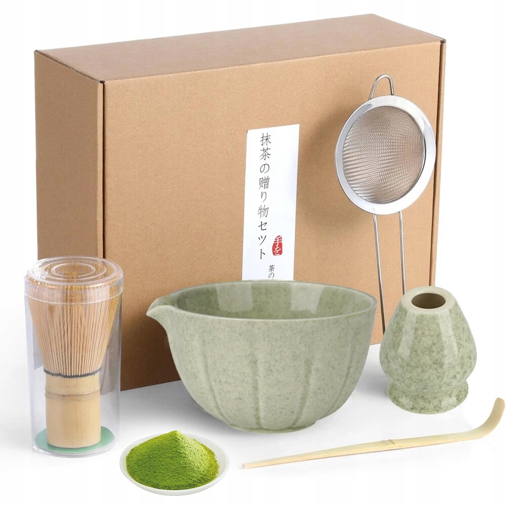 Levně 5V1STARTOVACÍ Sada Matcha Čajová Sada Matcha Ideální Dárek