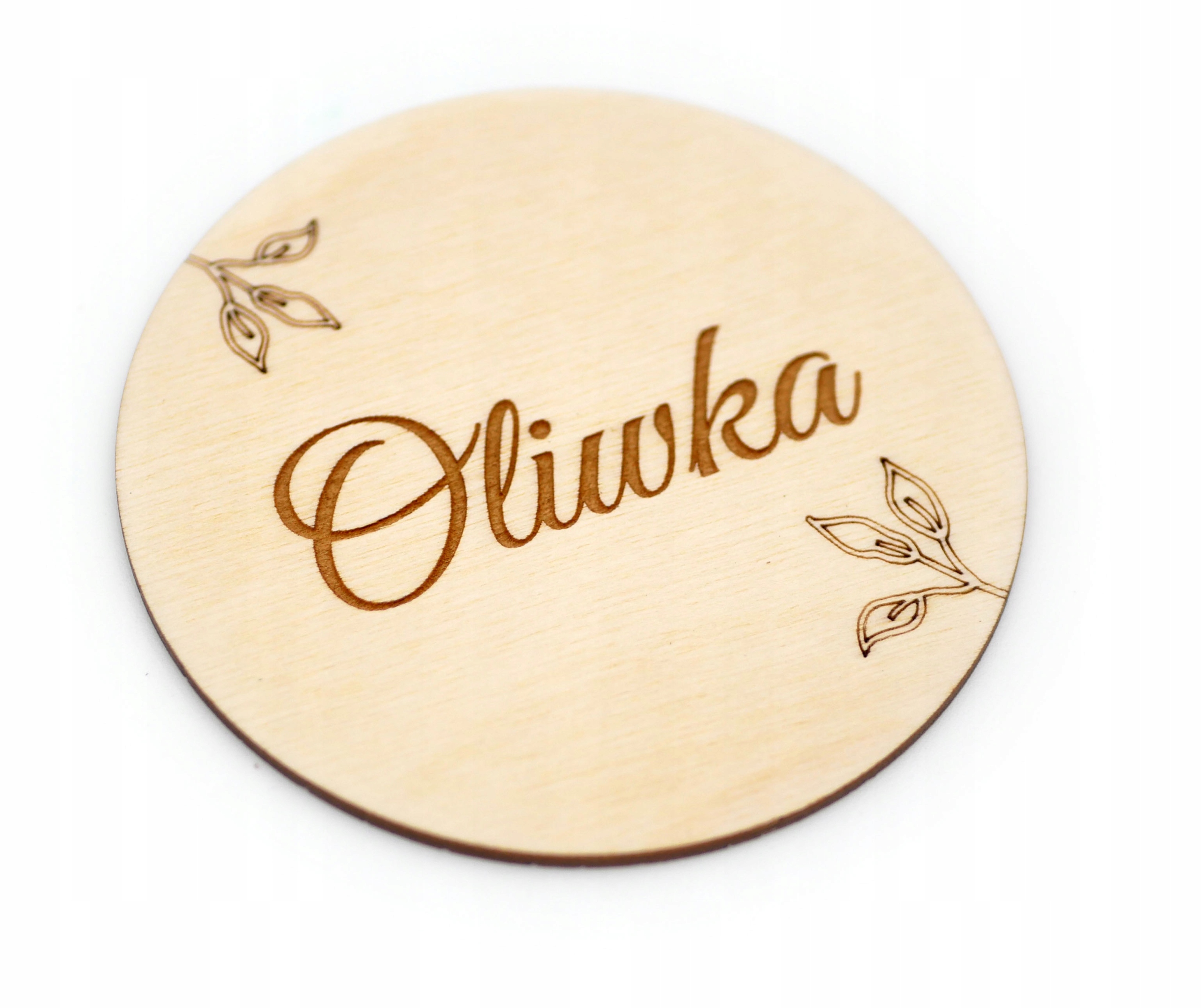 

Tabliczka do zdjęć Imię Dziecka 9cm Grawer