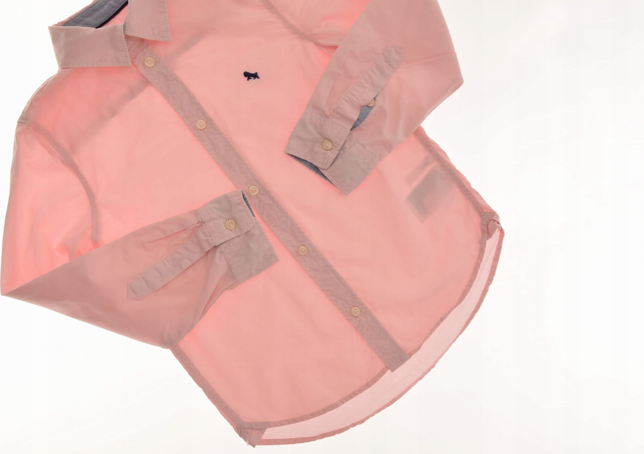 H&M koszula chłopięca elegancka Różowa 128 Fason regular