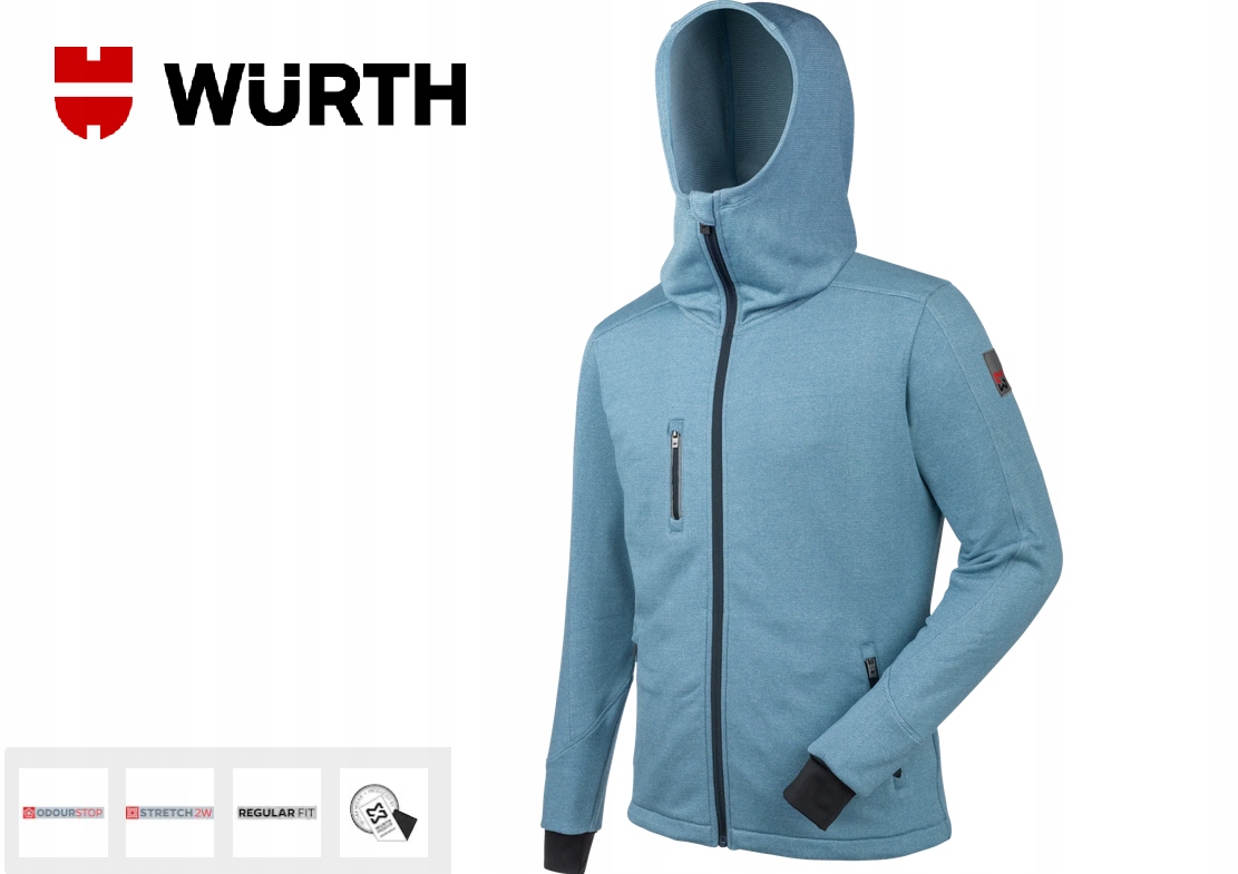 Bluza Wurth Modyf Aquarius Melange Niebieski R.s