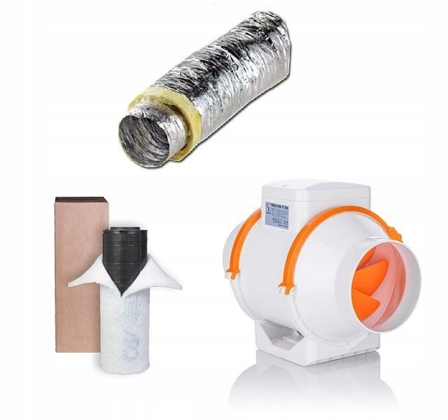 Sada growbox Ventilátor 125 mm 220-280 m3/h Dual+Filtr Can Lite 300-330 m3/h