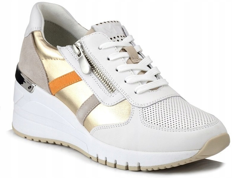 

Sneakersy Marco Tozzi 2-23765-26 Białe Skóra 38