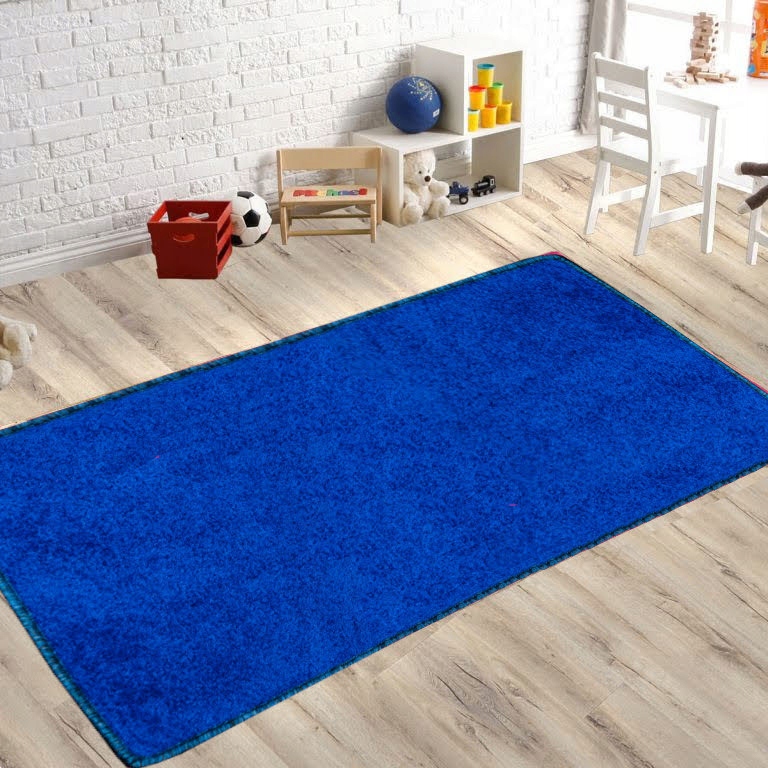 Dywan chodnik mata niski włos kolor szary 80x100 uszyty z wykładziny Wzór jednobarwny