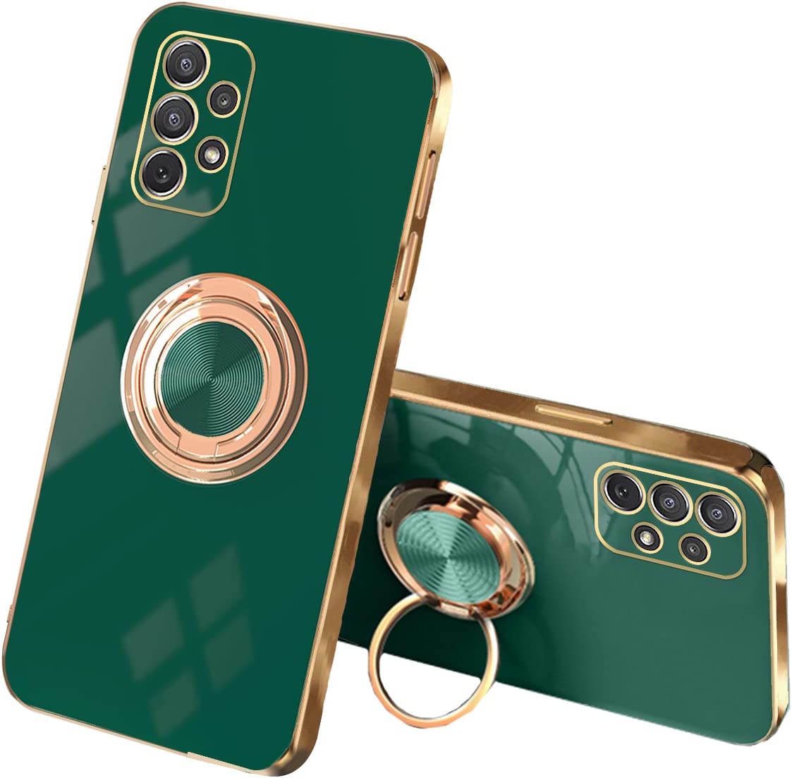 

Etui Plating Ring do Samsung A52s 5G A52 Szkło