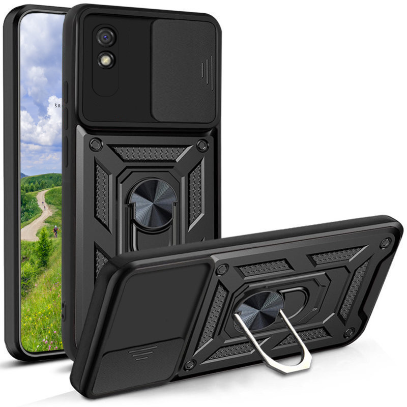 

Etui do Redmi 9A Pancerne Camshield Szkło