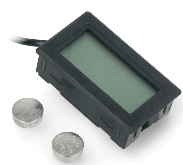 Mini Termometr z Sondą LCD AUTO AKWARIUM SZKLARNIA Model 01308