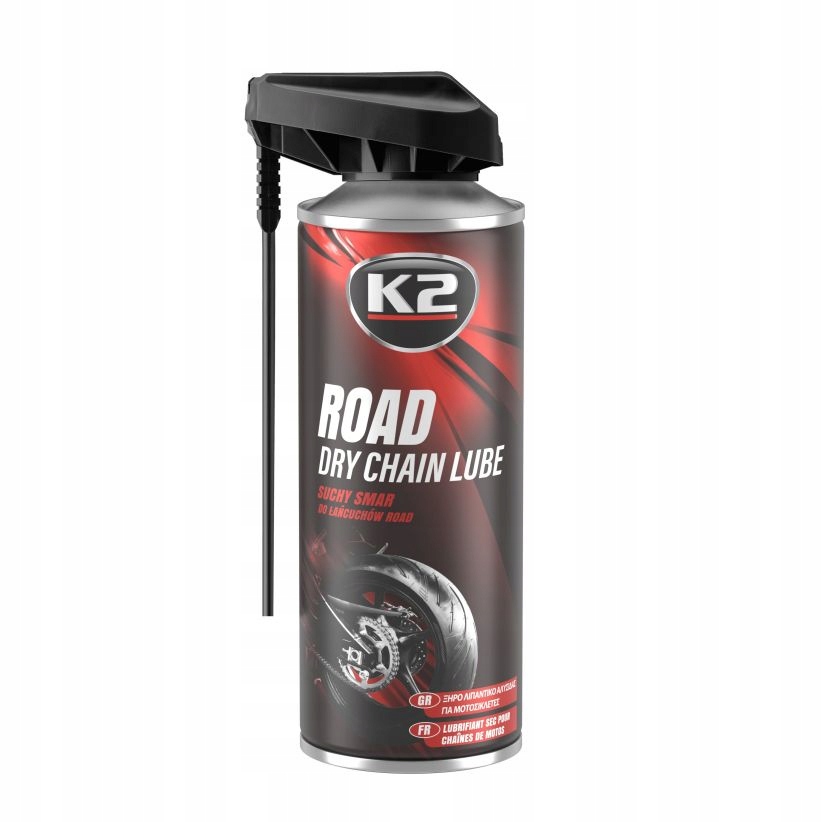 

K2 Smar Suchy 400ML. W143 Do Łańcuchów Motocykli