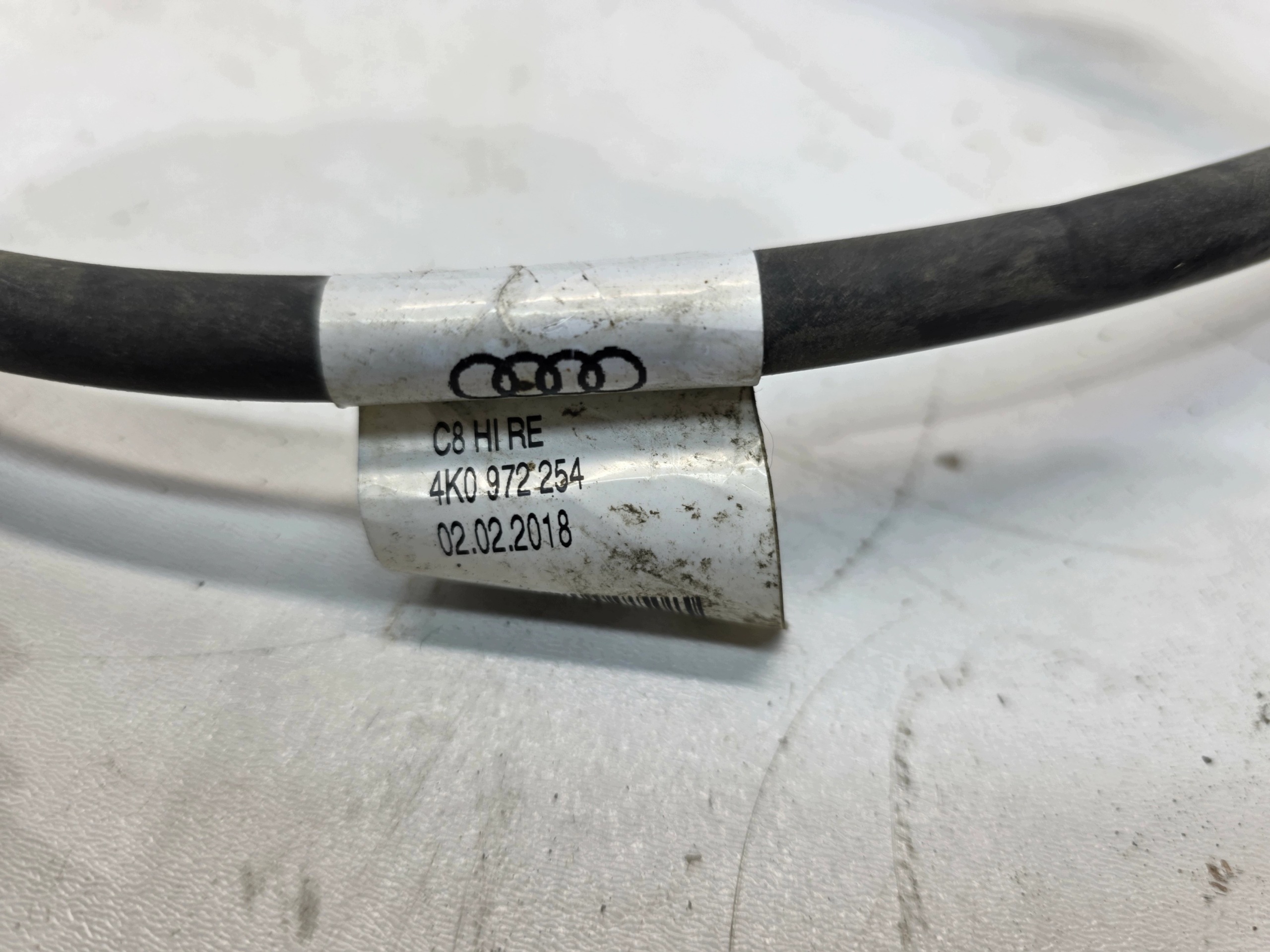 bundle of a caliper right rear part AUDI A6 C8 4K0972254 4K0616716F original