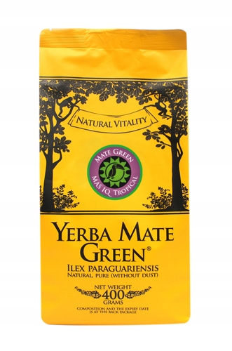 2 x Yerba Mate Mate Green Mas Iq Tropical 400 g