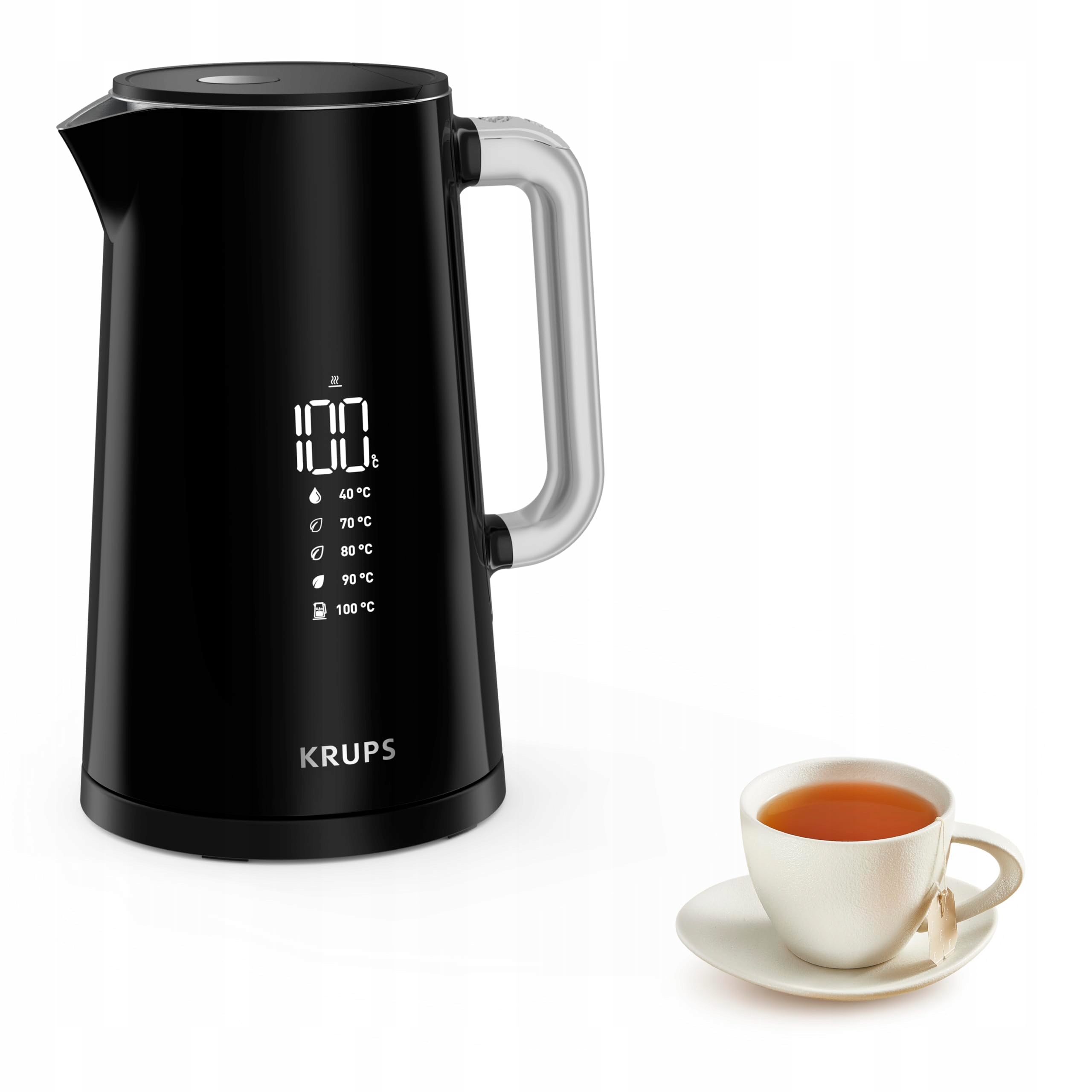 Krups Smart'n Light konvice, 1,7 l, 5 teplot, černá