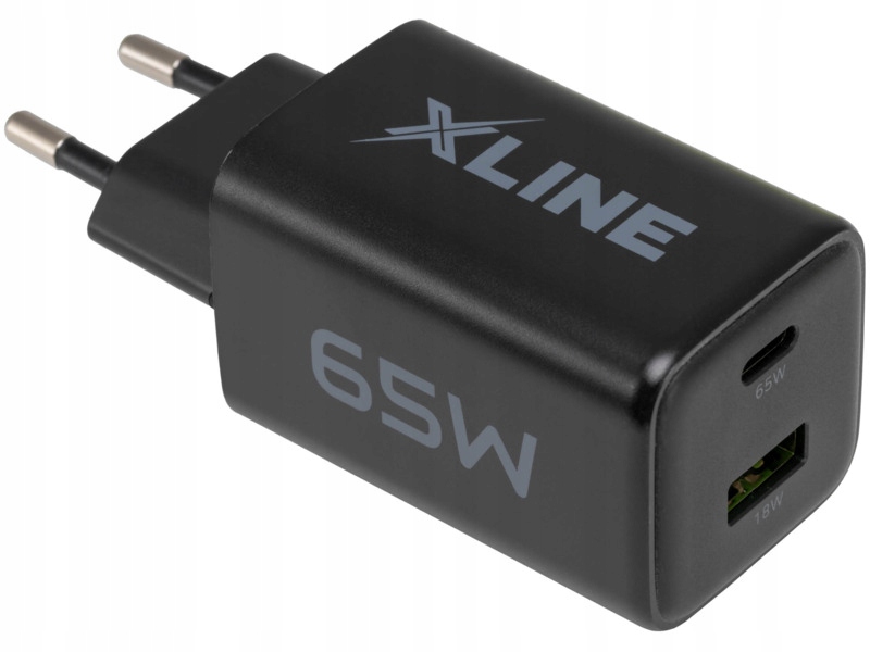 Ładowarka sieciowa Xline WCG652K 65W Gan Czarny