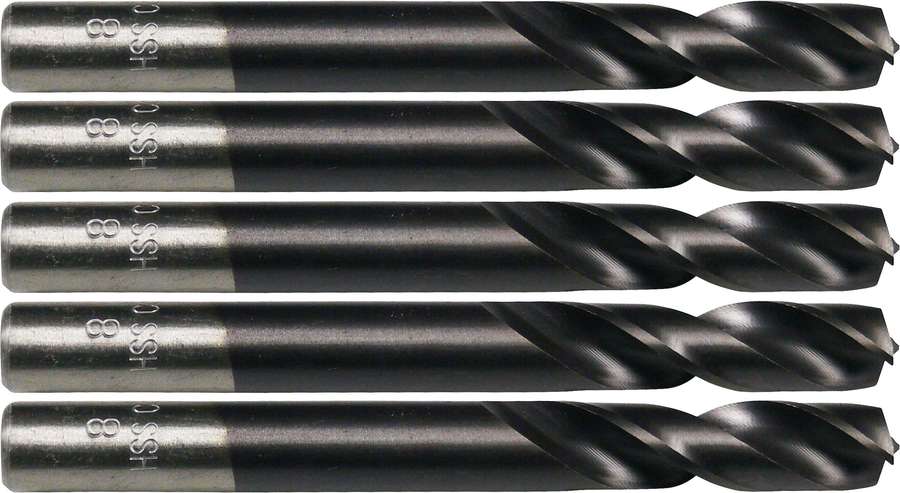 Bodové frézy 8.0x79 mm, Hss Co5 TiCN, 5 ks