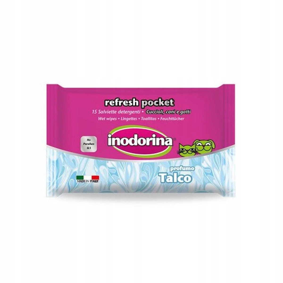 

Inodorina Refresh Talco Pocket chusteczki 15szt