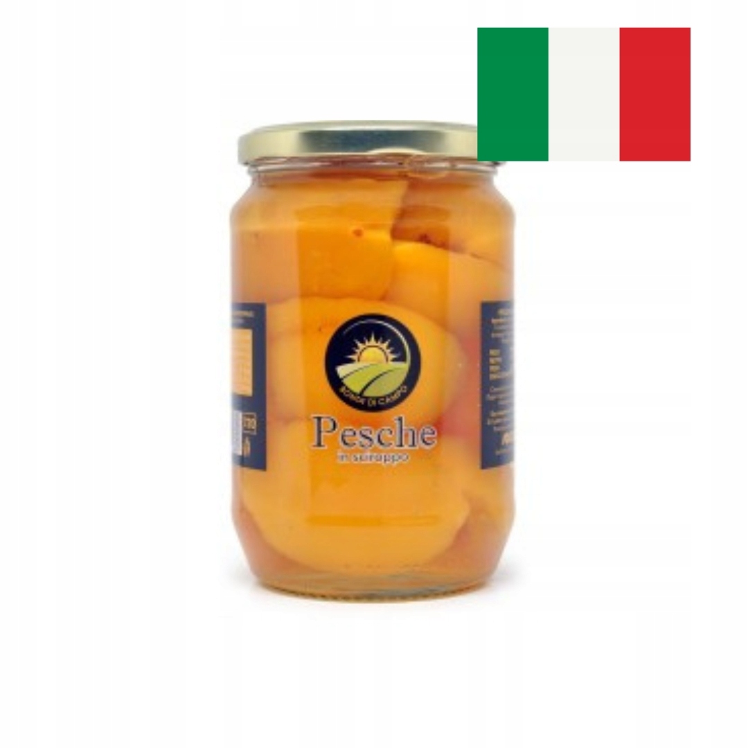Levně Broskve v sirupu Pesche gialle 700 g Bonta di Campo