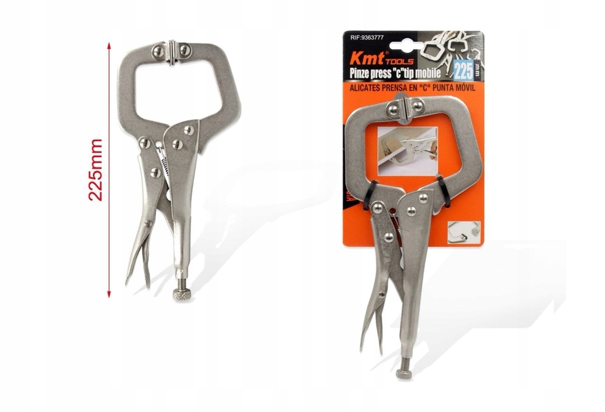 SZCZYPCE ZACISKOWE SPAWALNICZE MORSEA TYP C 225 mm