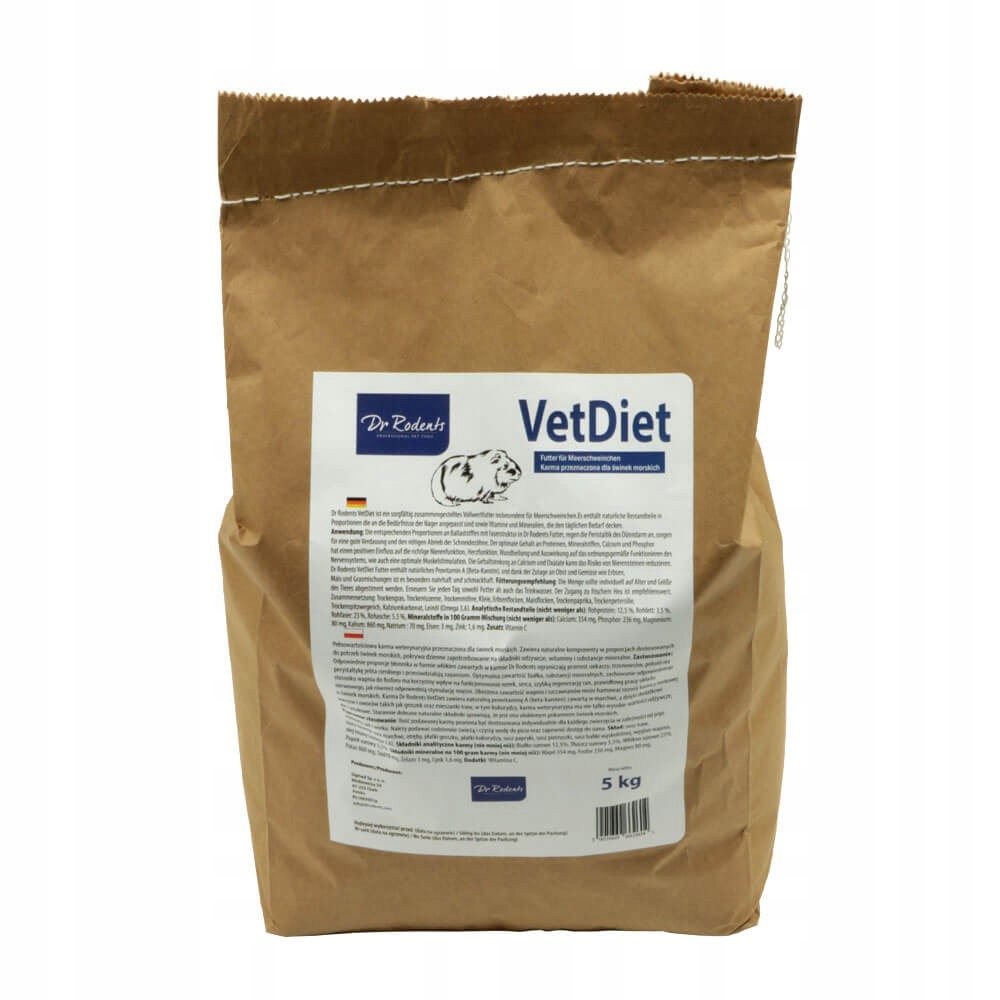 Levně Krmivo pro morče 5 kg Dr. Rodents VetDiet