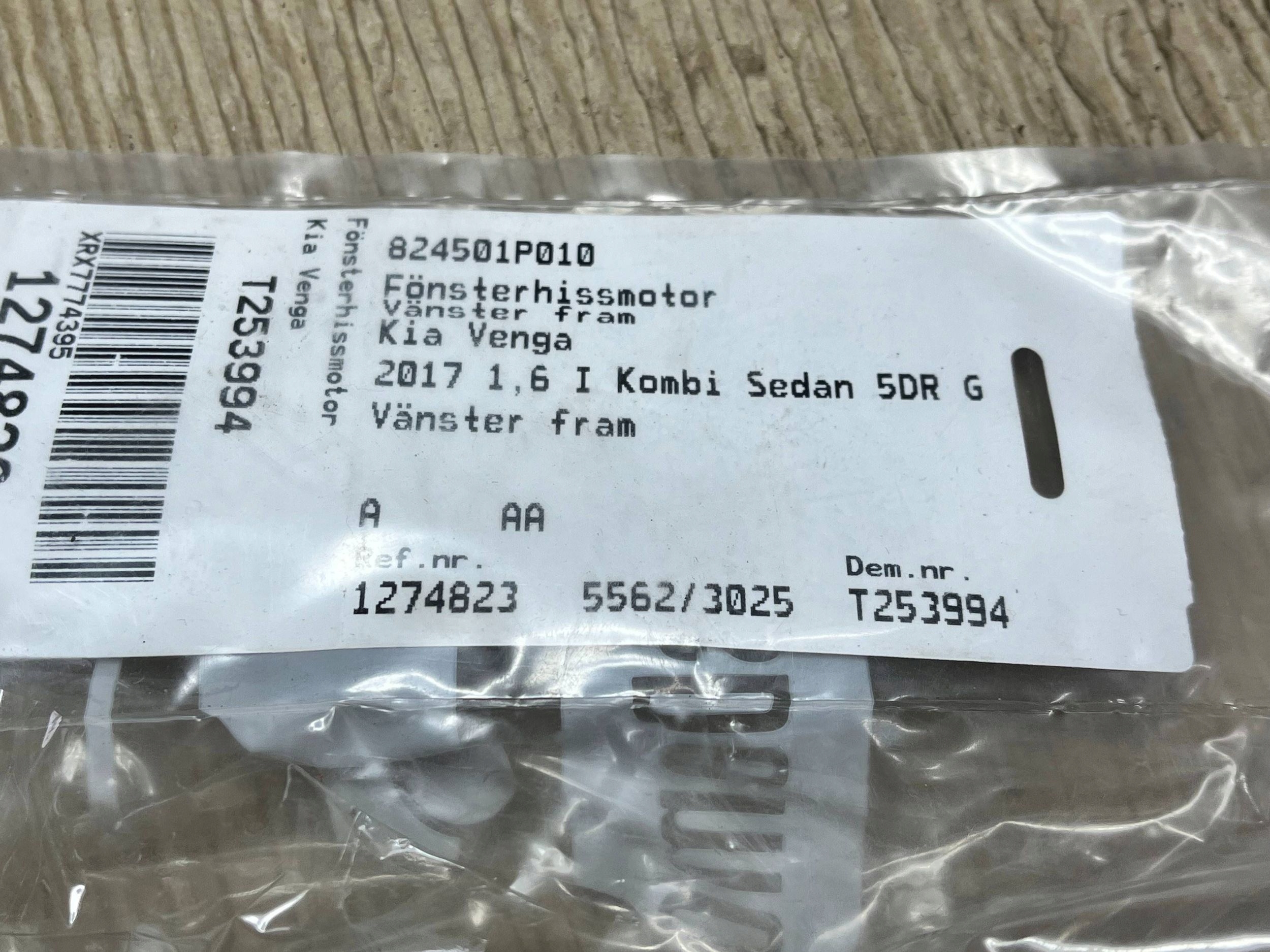 mini motor windows door przednich KIA Venga 824501P010