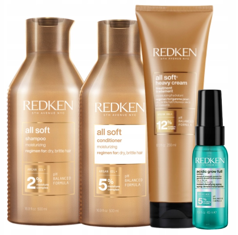 Redken All Soft Sada pro hydrataci suchých a lámavých vlasů šampon kondicionér
