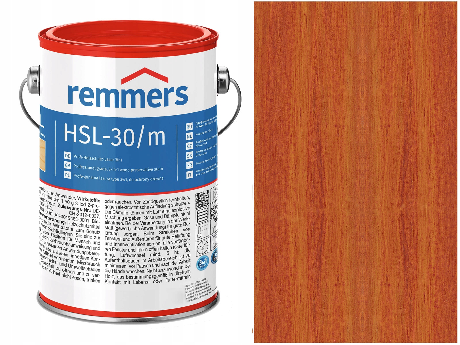 

Remmers HSL-30 Profi HK-Lasur Mahoń 5L