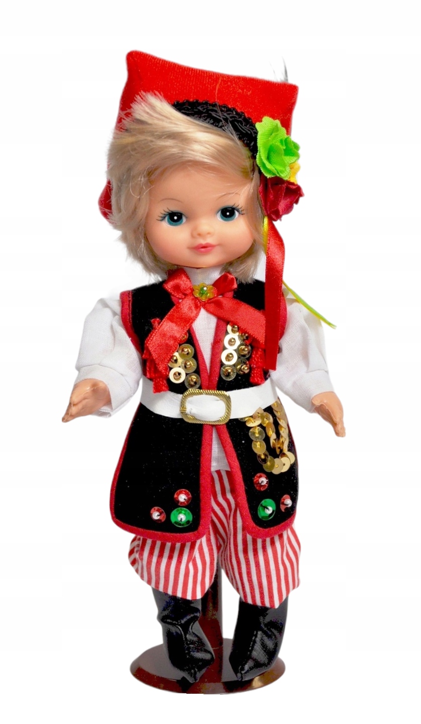 Panenka Krakowiak 25 cm chlapec kurýr bonus