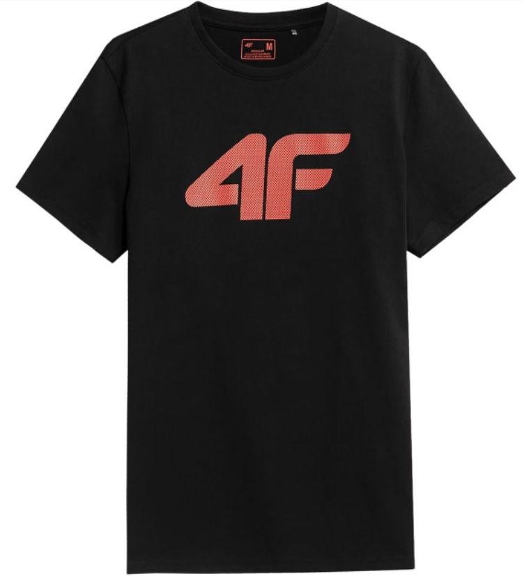 

Koszulka Męska T-shirt 4F H4L22 TSM353 Czarny