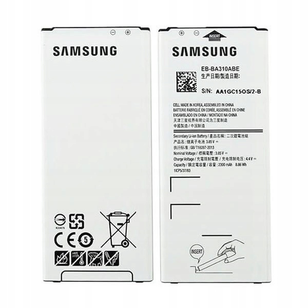 

Bateria Samsung Galaxy A3 2016 SM-A310 EB-BA310ABE