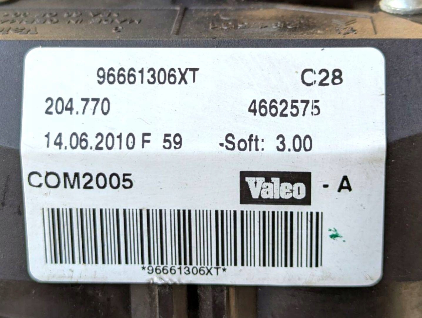DEVIO LUCI TERGICRISTALLO TERGI Peugeot 207 facelift 2010 96661306XT