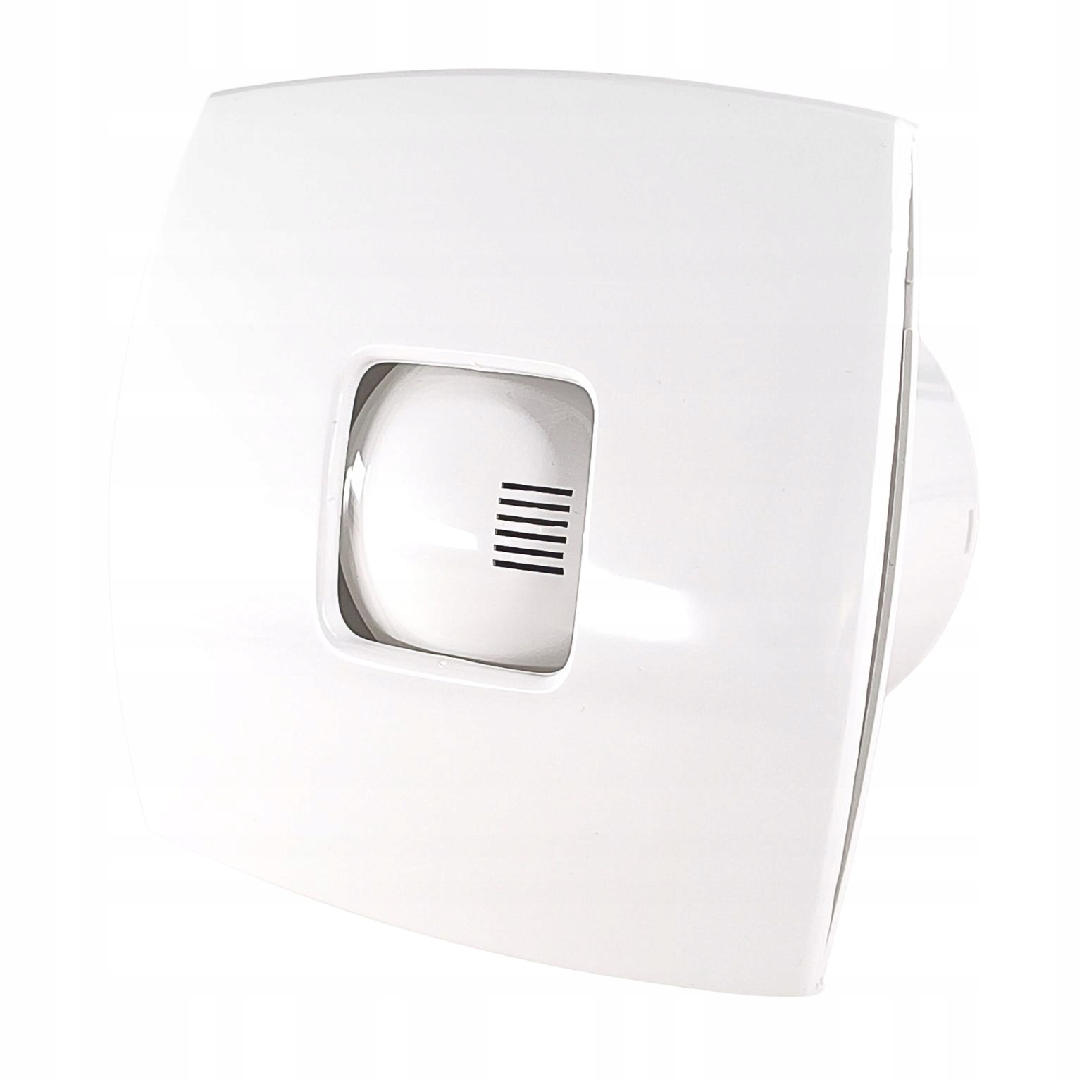 Koupelnový ventilátor Veno 100 Ht Vlhkost Bílý Lesk Montáž bez vrtání