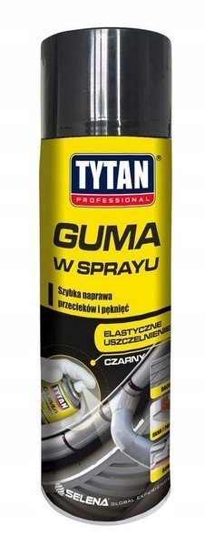 

Tytan Guma w sprayu uszczelniacz szybka naprawa