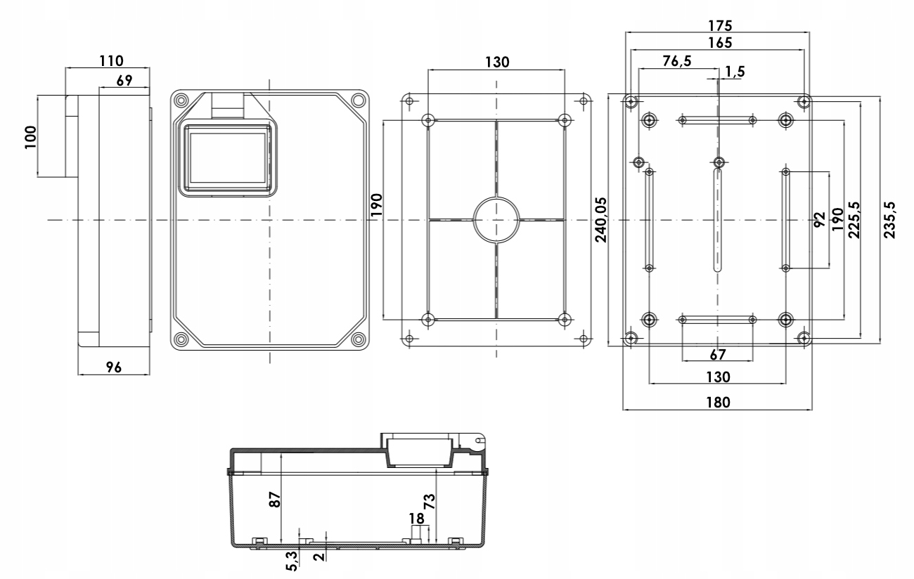 Stavební rozvaděč 1x16A 1x32A 2x230V Schuko Doktorvolt DV-7242-D Druh rozvaděč