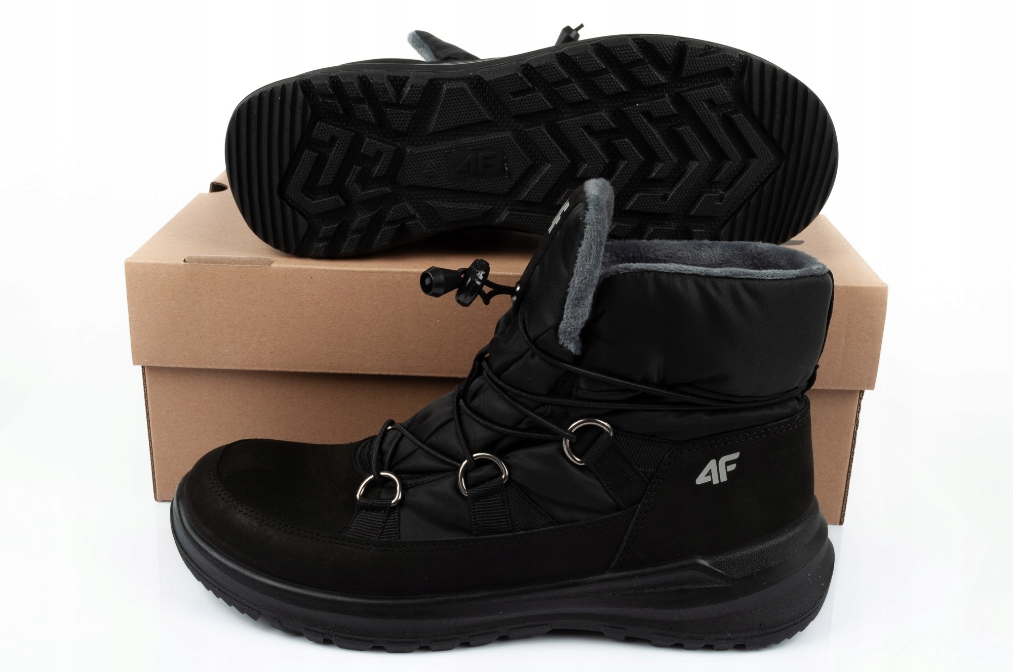 Buty damskie śniegowce 4F [OBDH263 21S] Wzór dominujący bez wzoru